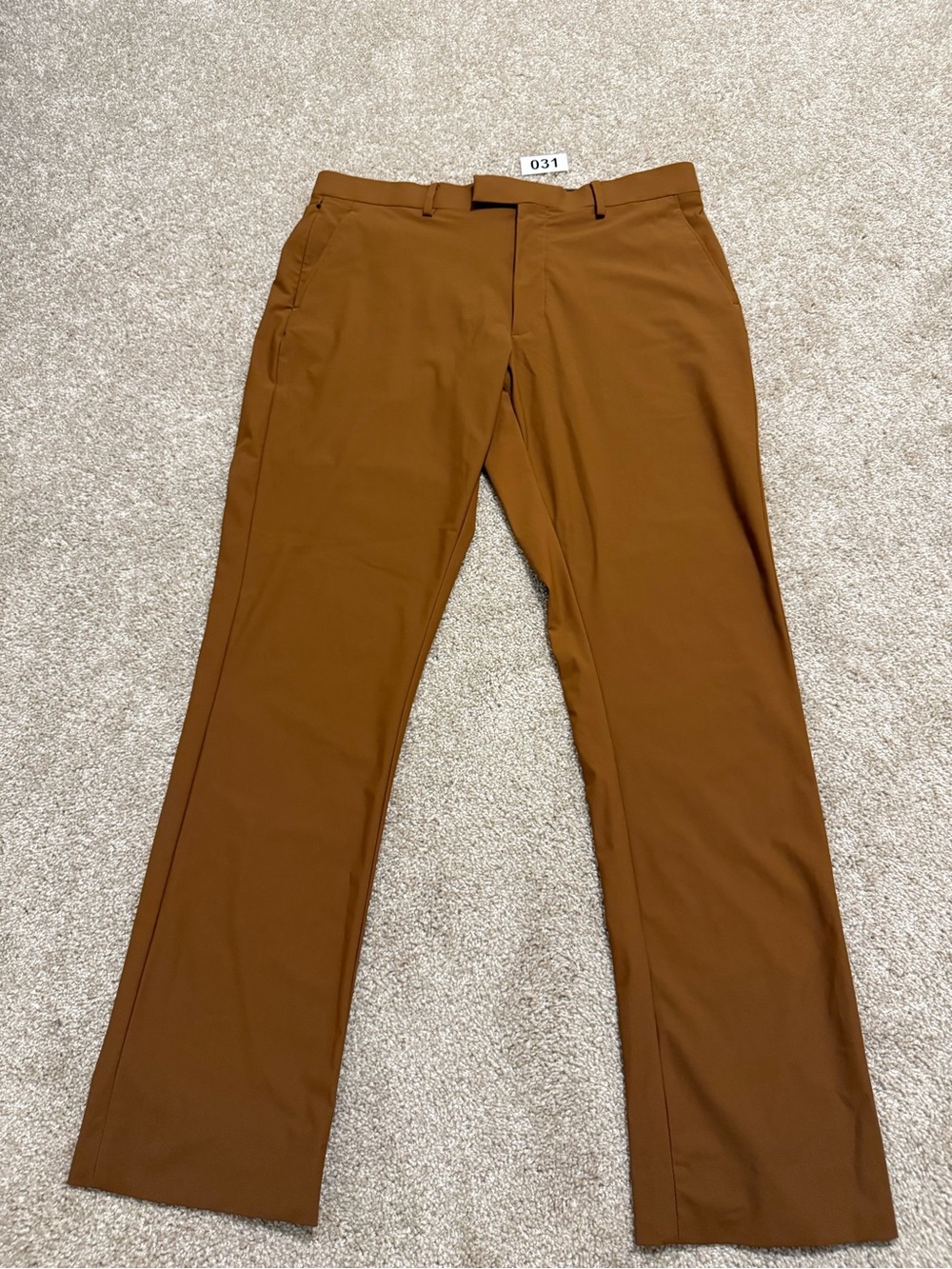 Murano Men’s Slim Fit Dress Pants Brown 34x32
